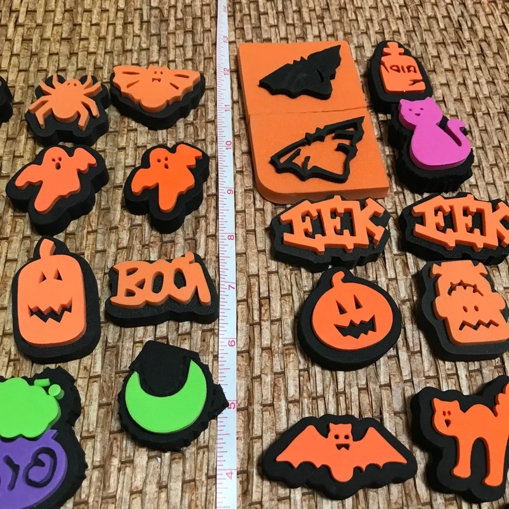 Rubber Stamps Halloween Christmas Lot of 51